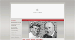 Desktop Screenshot of hans-gruenewald-stiftung.de